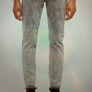 All Saints Men’s Rex Jeans Gray 33